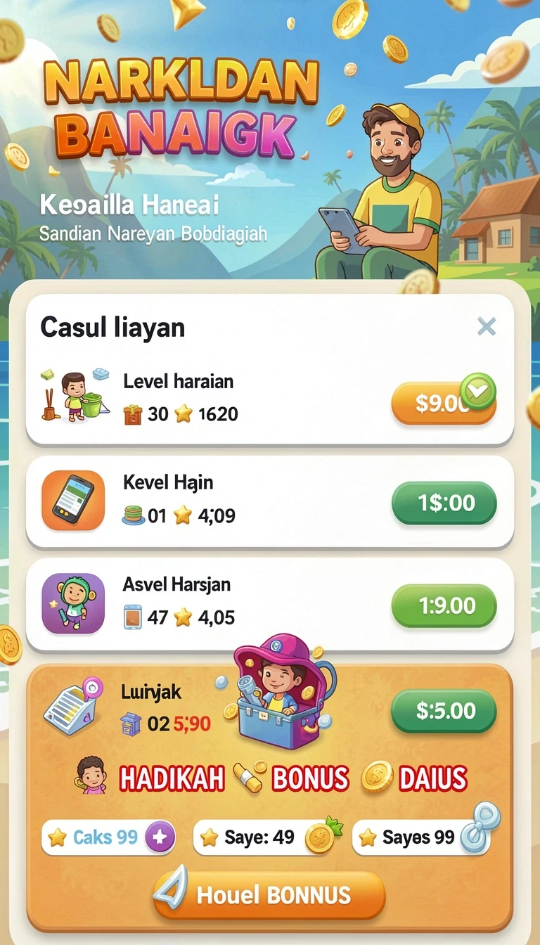 Beragam pilihan permainan menarik dalam aplikasi Aplikasi kakwin Resmi: Download dan Instalasi.