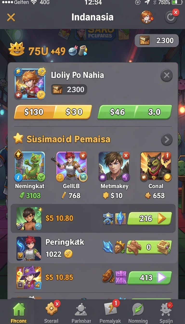 Beragam pilihan permainan menarik dalam aplikasi Aplikasi 69live Resmi: Download dan Instalasi.