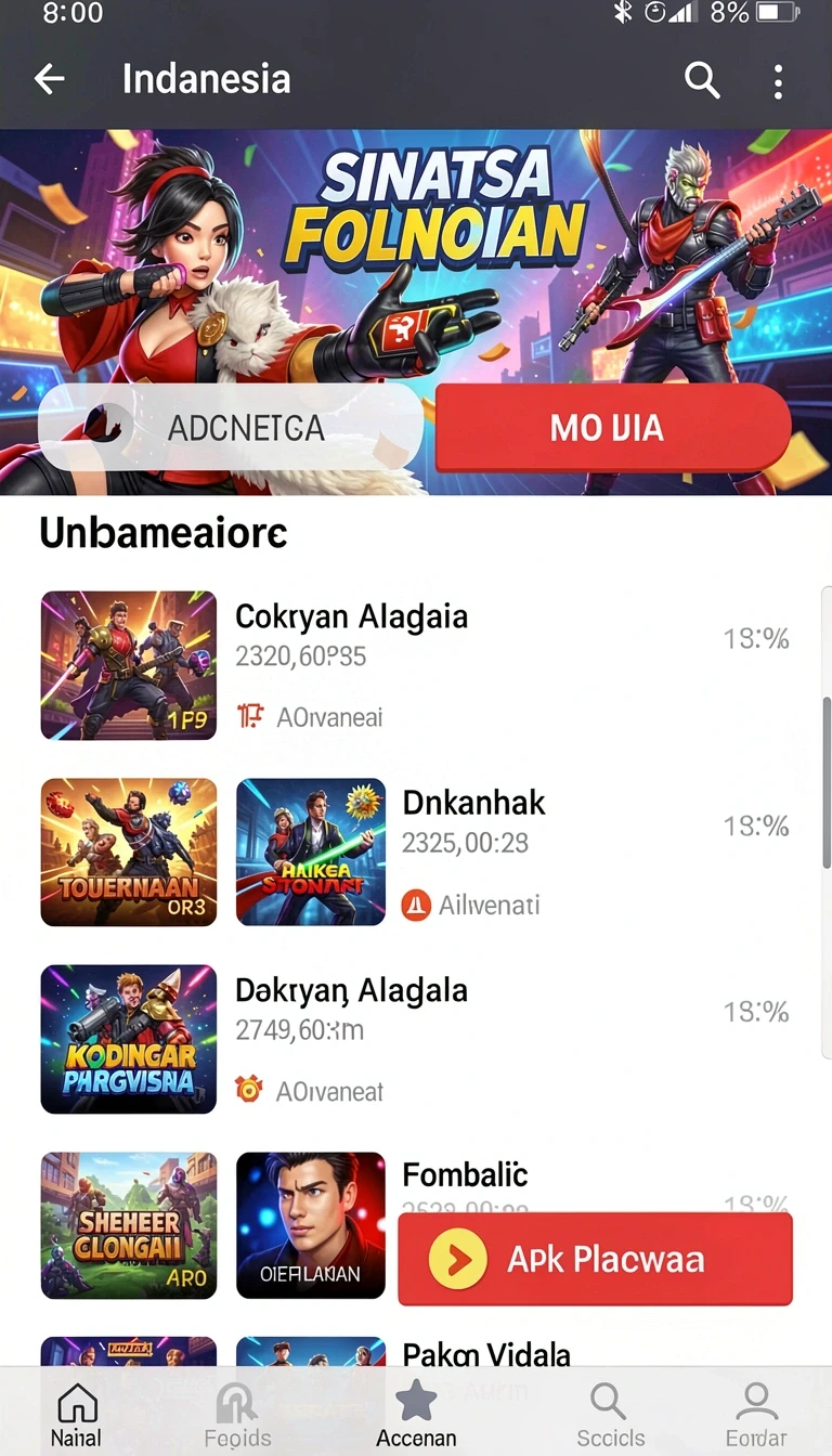 Beragam pilihan permainan menarik dalam aplikasi p200m Terbaru: Download APK Resmi dan Aman.